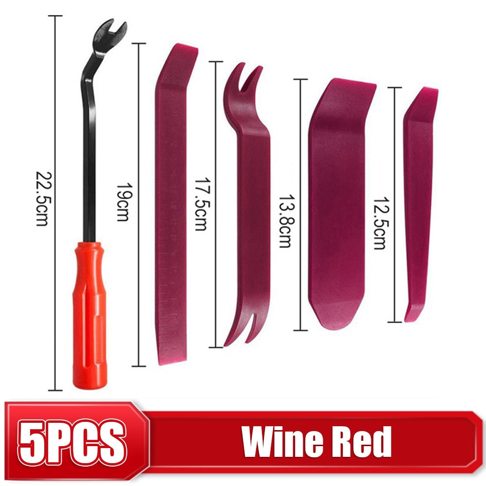 Auto Door Clip Panel Trim Removal Tools Kits Navigation Blades Disassembly Plastic Car Interior Seesaw Conversion Repairing Tool