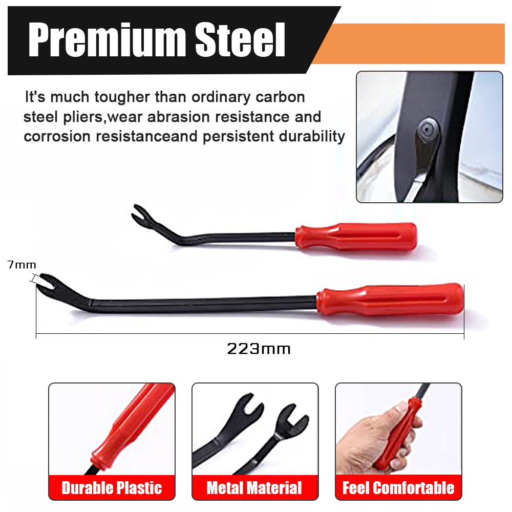 Auto Door Clip Panel Trim Removal Tools Kits Navigation Blades Disassembly Plastic Car Interior Seesaw Conversion Repairing Tool